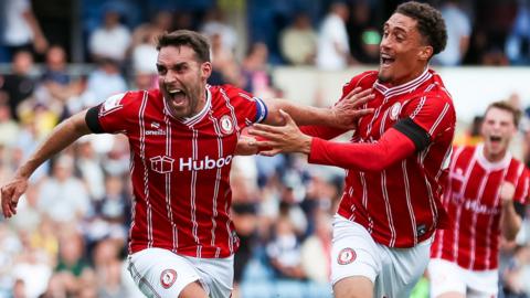 Bristol City celebrate