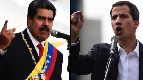 Maduro and Guaido