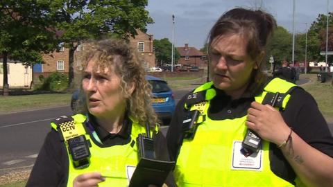 Two of Middlesbrough's street wardens