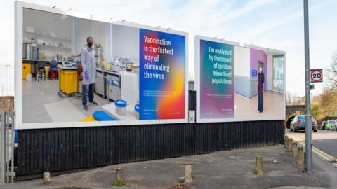 The way the billboards will look in Kingsland Road, Bristol