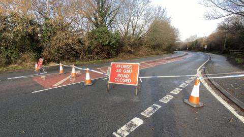 Lansbury Park Distributor Road in Caerphilly