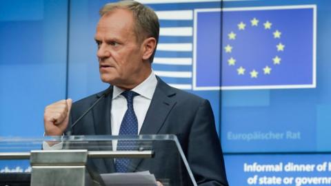 Brexit "a vaccine against EU fake news", says Tusk