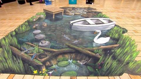 Wetlands mural