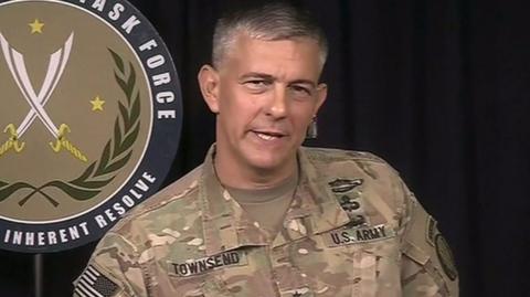 Gen Stephen Townsend, commander of the anti-IS coalition