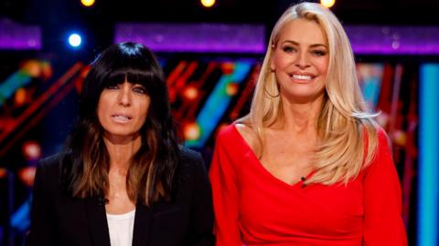 Claudia Winkleman and Tess Daly