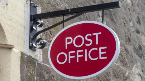 Post office sign