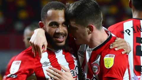 Brentford celebrate