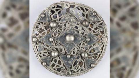 Cheddar Brooch after conservation