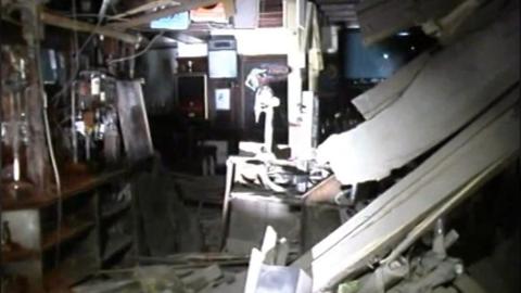 Footage released by the Crown Office shows the aftermath of the Clutha helicopter disaster.