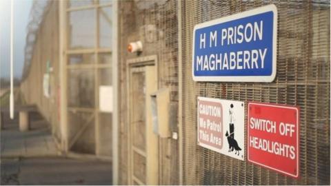 Maghaberry Prison gates