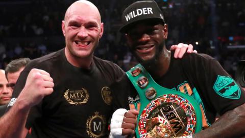 Deontay Wilder and Tyson Fury