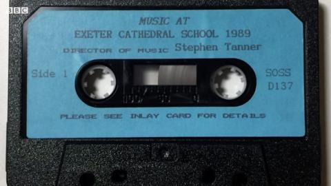 The 1989 cassette features Coldplay's Chris Martin