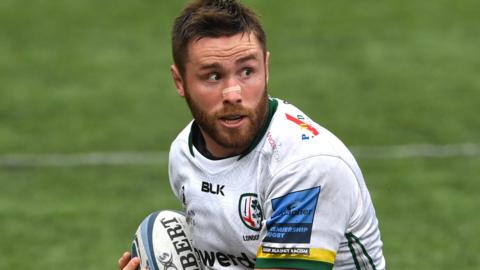 George Nott in action for London Irish