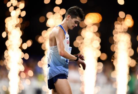 Callum Hawkins at World Athletic Championships in Doha 2019