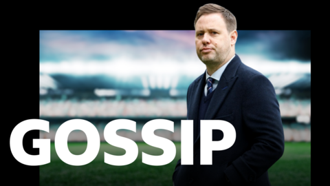 Michael Beale and the BBC gossip graphic