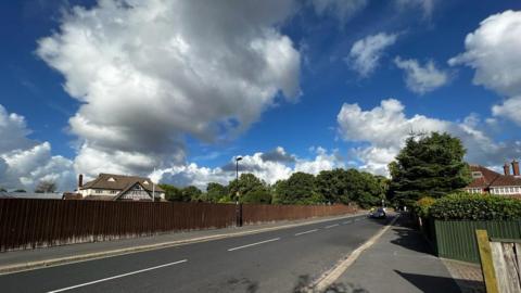 Site of the proposed phone mast