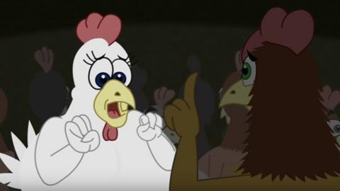 Still from UKIP's Leave chicken video