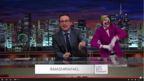 John Oliver on Last Week Tonight show