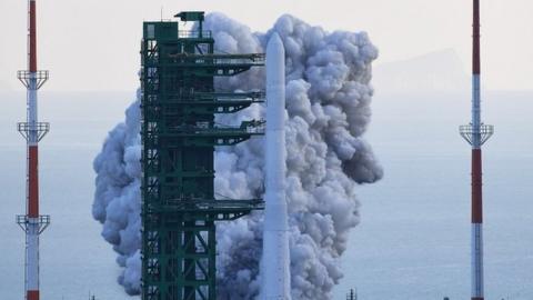 South Korea's homegrown rocket lifts off