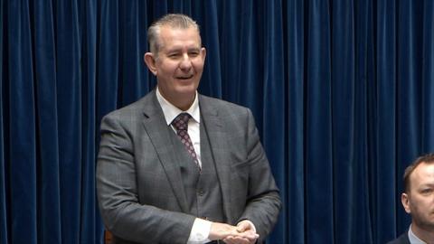 Edwin Poots in his role as Speaker