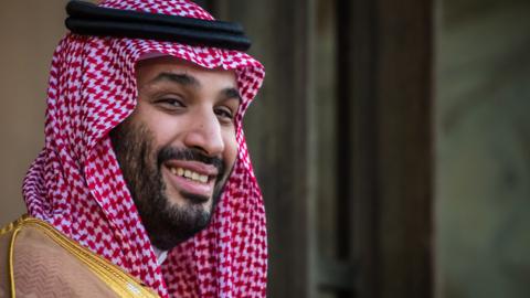 Saudi Crown Prince Mohammed bin Salman in Paris (28 July 2022)
