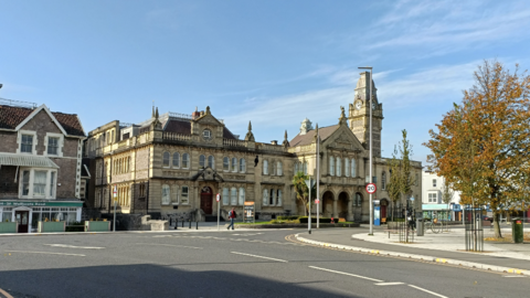 Weston-super-Mare town hall, where North Somerset Council meets