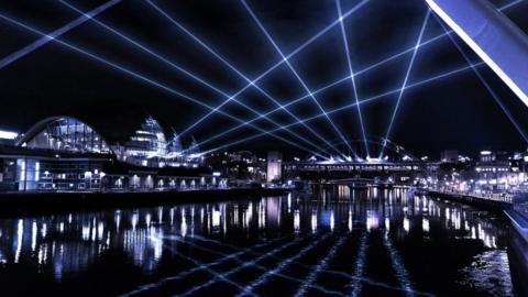 Lasers on the Quayside