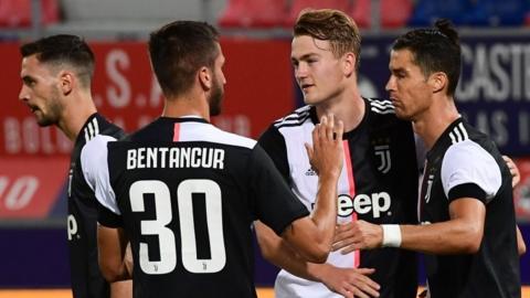 Juventus celebrate