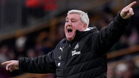 Newcastle manager Steve Bruce