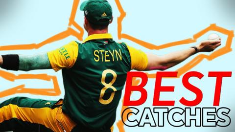 Dale Steyn is featured in Cricket World Cup's best catches
