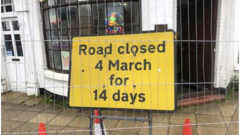 The unexpected void under the road will mean more disruption for March