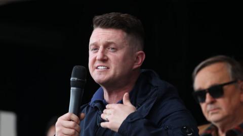 Tommy Robinson, whose real name is Stephen Yaxley-Lennon