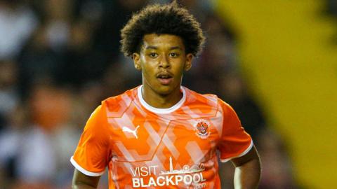 Tayt Trusty of Blackpool FC