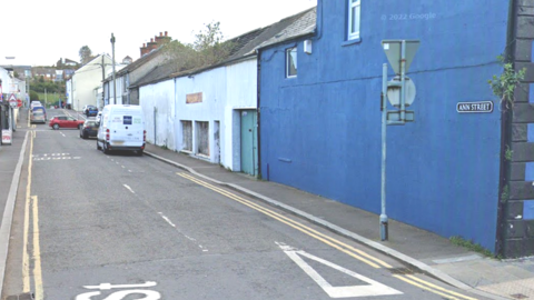 The incident happened on Ann Street in Newtownards