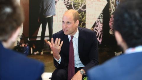 The Duke of Cambridge during a visit to the International Business Festival at the Exhibition Centre Liverpool.