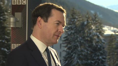 George Osborne at Davos