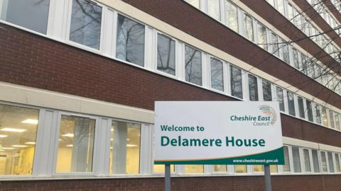 Cheshire East Council offices at Delamere House, Crewe