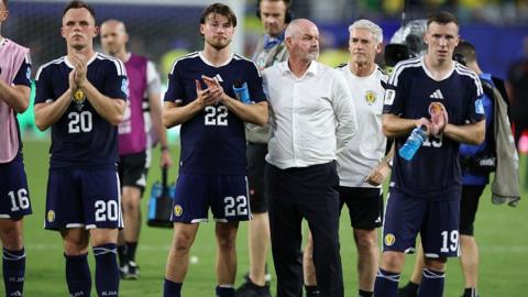 Scotland players & Steve Clarke