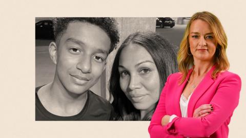 Megan Garcia and her son Sewell Setzer