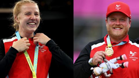 Boxer Rosie Eccles and bowler Daniel Salmon both won gold at the 2022 Commonwealth Games in Birmingham