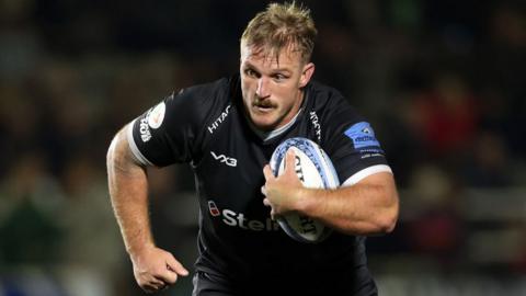 Newcastle Falcons' Luan de Bruin