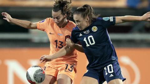 Scotland lost 4-0 in the Netherlands