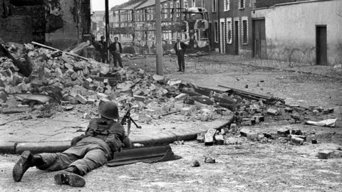 Soldier in Belfast