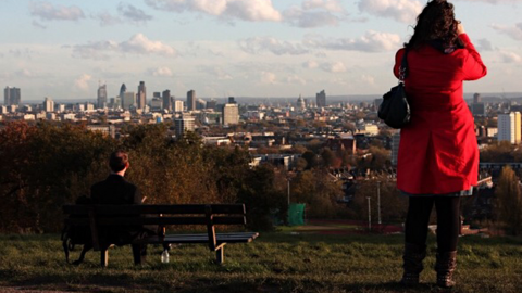 View across to the centre of London from Parliament Hill, Hampstead Heath (鶹Լ)