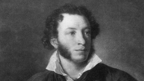 Russian poet Alexander Pushkin