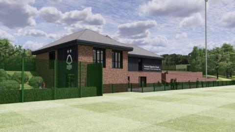 A CGI of the Sports Zone following its planned £2.5m transformation