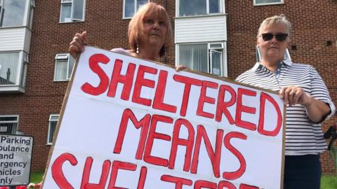 Sheltered housing residents