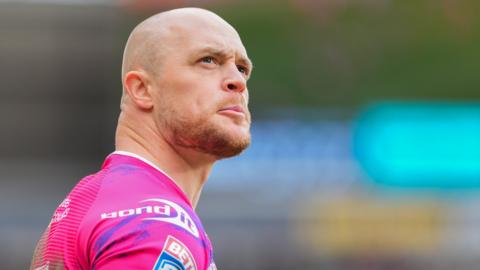 Rugby League - Betfred Super League Round 7 - Hull FC v Huddersfield Giants - MKM Stadium, Kingston upon Hull, England -Adam Swift of Huddersfield