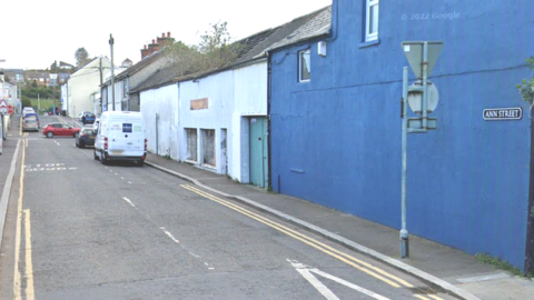 The incident happened on Ann Street in Newtownards