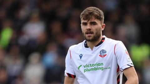 Max Conway in action for Bolton Wanderers this season